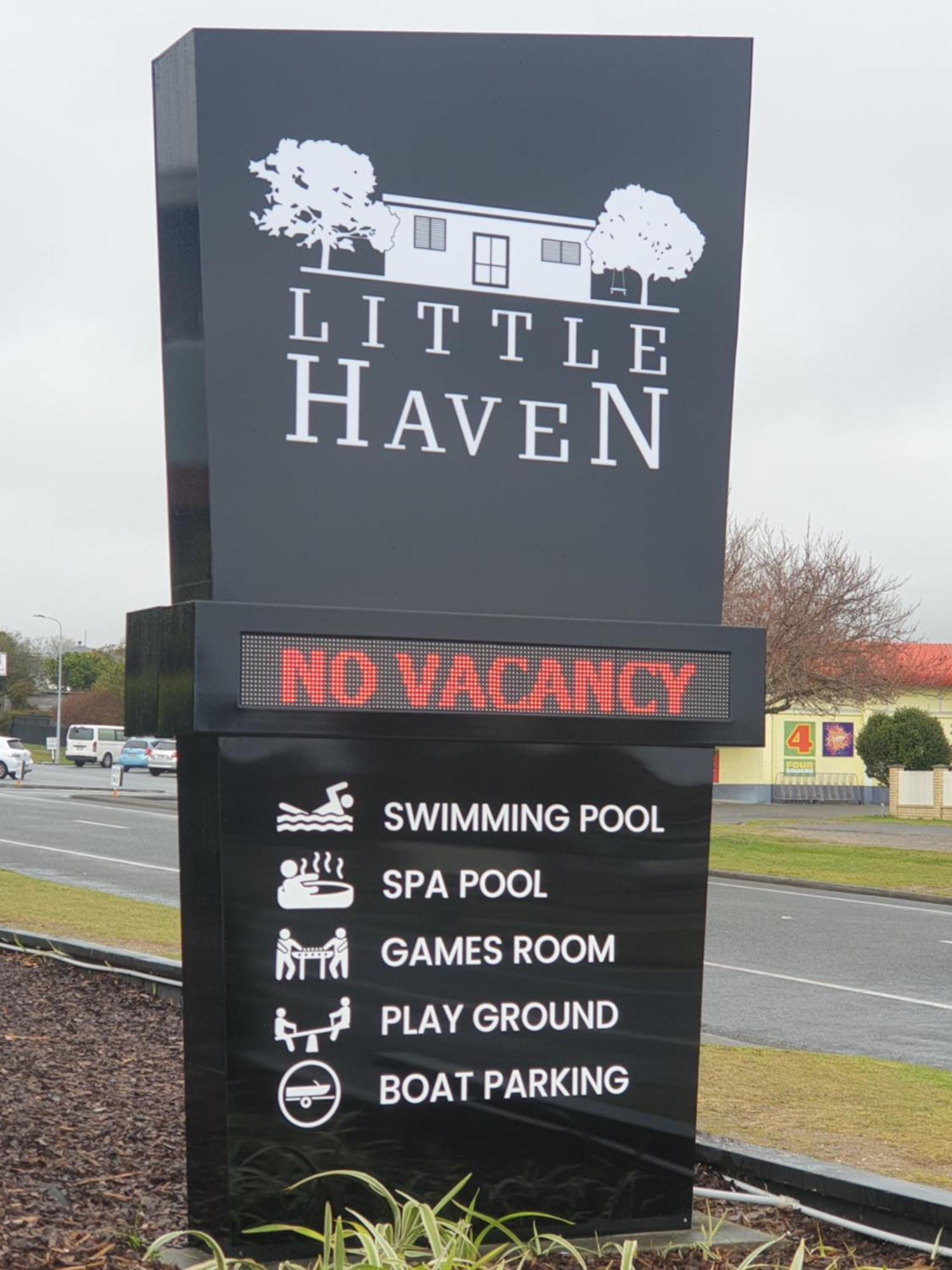 タウポ Little Havenモーテル エクステリア 写真